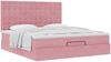 vidaXL Ottoman-Bett mit Matratzen Rosa 180x200 cm Samt 3313636 Bild 5