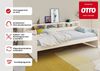 Home affaire Jugendbett KERO, Daybed, Stauraumbett, platzsparend, Stauraum, 90x200cm, zertifiziertes Massivholz, mit Ablagefächern, Schublade optional Bild 4