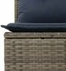 vidaXL 6-teiliges Gartensofa-Set mit Kissen, grau, Polyrattan 3222590 Bild 4