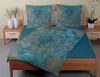 CASATEX Bettwäsche Sleep Tight Blau Satin 155 x 220 + 80 x 80 cm Bild 5