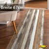 ANRO Küchenläufer abwaschbar Rustikal LADY Läufer stark pflegeleicht Küchenteppich, Rechteckig, Höhe: 3 mm, robust schmutzabweisend 67x100cm Naturel Natur robust Bild 3
