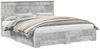 vidaXL Bettrahmen mit Kopfteil Beton Grau 180 x 200 cm Holzwerkstoff 3410292 Bild 2