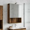 vidaXL Badezimmerspiegelschrank mit Regal Altholz 50 x 14,5 x 70 cm 889213 Bild 4