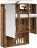 vidaXL Badezimmerspiegelschrank mit Regal Altholz 50 x 14,5 x 70 cm 889213 Bild 3