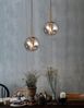 Nova Luce 9426751 SPADA Pendelleuchte 1-flammig Gold Schwarz Rauchiggrau E27 Bild 2