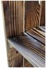 Holzkiste Kistenregal 50x40x30cm Boden Längs Geflammt 2er SET Bild 3