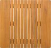 vidaXL Badematte Uni Braun 52 x 50 cm Holz 42025263 Bild 4