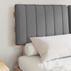 vidaXL Bettgestell mit gepolstertem Kopfteil Hellgrau 135 x 190 cm 877499 Bild 3