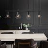 RGB LED Pendelleuchte, schwarz, Käfig Design, L 73 cm Bild 4