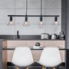 RGB LED Pendelleuchte, schwarz, Käfig Design, L 73 cm Bild 5