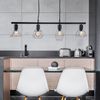 RGB LED Pendelleuchte, schwarz, Käfig Design, L 73 cm Bild 5