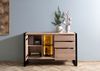 Sideboard Akazie / Altholz 150x40x90 natur lackiert DENVER #110 Bild 4
