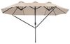 tectake Sonnenschirm Ampelschirm Silia 460x270cm mit 3 Winddächern, geeignetes Set für Terrasse oder Garten, Parasol inkl. Windsicherung und Schutzhülle, 460 x 270 cm Bild 4