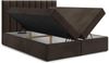 AX LIVING Stauraum Boxspringbett Brown 180x200 cm mit Topper Bursa Doppelbett Bild 3