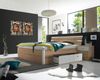 Bettanlage >Isobel< in Eiche Sonoma Nachbildung / Weiß - 185x97x216cm (BxHxT) Bild 2