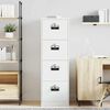 vidaXL Aktenschrank 2 pcs Weiß 44 x 50 x 139 cm Kaltgewalzter Stahl 3406159 Bild 4