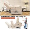 COMHOMA Massagesessel Relaxsessel Aufstehhilfe Massagesessel mit Stoffoberfläche, Massagefunktion, elektrisch verstellbar Bild 4