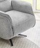 Relax-Fernsehsessel TV zwei-motorisch elektrisch Heizung Massage Chenille Grau Bild 4