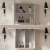 Badspiegelschrank Zino Weiß 70 x 50 cm mit Regalen Vicco Bild 5