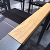 UNICAMO Gartenstuhl, Hochlehner, Armlehnen Teak, Sitz & Rückenlehne Textilene gepolstert anthrazit Bild 4