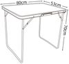 VCM Gartentisch Galdas 919985 Weiß H. 70 x B. 80 x T. 53 cm Bild 5