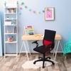 hjh OFFICE 670460 Kinderdrehstuhl Bürostuhl KIDDY PRO AL rot, ganz besonders ideal für Schulanfänger, kindgerechte Ausführung, ergonomischer Kinderschreibtischstuhl, Kinderbürostuhl höhenverstellbar Bild 2
