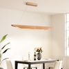 ZMH Pendelleuchte LED Hängelampe Holz - Esstisch Hängeleuchte Modern Design Esszimmerlampe 90CM Dimmbar mit Fernbedienung Pendellampe Höhenverstellbar für Esszimmer Wohnzimmer Schlafzimmer Küche Bild 5