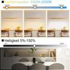 ZMH Pendelleuchte LED Hängelampe Holz - Esstisch Hängeleuchte Modern Design Esszimmerlampe 90CM Dimmbar mit Fernbedienung Pendellampe Höhenverstellbar für Esszimmer Wohnzimmer Schlafzimmer Küche Bild 2