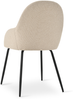 GOEURVANT 1438 Esszimmerstühle 6er-Set, Webstoff - Beige Bild 5