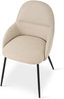 GOEURVANT 1438 Esszimmerstühle 6er-Set, Webstoff - Beige Bild 4