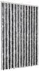 vidaXL Fliegenvorhang Grau und Schwarz 118x220 cm Chenille 4004881 Bild 2