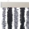 vidaXL Fliegenvorhang Grau und Schwarz 118x220 cm Chenille 4004881 Bild 4