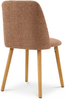 GOEURVANT 421 Esszimmerstühle 2er-Set, Chenille - Orange Bild 3