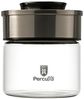 BURI Vorratsglas Vakuumglas 3er Set 450ml | Vorratsdosen Glas mit Edelstahl Deckel & Vakuum Klick-Mechanismus | Luftdicht mottensicher auslaufsicher stapelbar spülmaschinenfest Bild 2