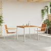vidaXL Garten Essgruppe 3 pcs Massives Akazienholz und Edelstahl 3334805 Bild 4