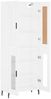 vidaXL Highboard Weiß 69,5x34x180 cm Holzwerkstoff 3199633 Bild 4
