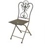 HTI-Living Gartenstuhl Gartenstuhl 2er Set Lily Braun (Set, 2 St), Metallstuhl Klappstuhl Bild 4