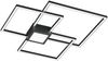 LED-Deckenleuchte Hydra, Metall, Grau, Schwarz, 66 x 7 x 66 cm Bild 2
