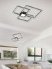 LED-Deckenleuchte Hydra, Metall, Grau, Schwarz, 66 x 7 x 66 cm Bild 3