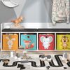 Kindersitzbank Luigi Weiß 31.2 x 53.4 cm mit 4 Faltboxen opt. 1 Vicco Bild 5