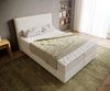 Boxspringbett Dream-Well 140x200 cm Bouclé Creme-Weiß mit Matratze und Topper Bild 4