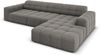 Micadoni Ecksofa Jennifer 4-Sitzer Rechts Samt Hellgrau Bild 3