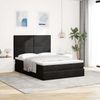vidaXL Ottoman-Bett mit Matratzen Schwarz 140x200 cm Samt 3313405 Bild 3