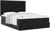 vidaXL Ottoman-Bett mit Matratzen Schwarz 140x200 cm Samt 3313405 Bild 5