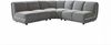 KAWOLA Modulsofa LAYLA Ecksofa 3 Module Velvet taupe 74 x 213 x 213 cm Bild 3