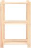 vidaXL Lagerregale 3 Böden 3 Stk. 60x38x90cm Massivholz Kiefer 150kg 3051122 Bild 4