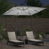 vidaXL Sonnenschirm Sand 249 x 249 x 250 cm Polyester und Aluminium 42003399 Bild 4