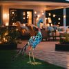 LED Solarleuchte, Pfau, bunt, Höhe 61,5 cm Bild 3