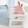 roba Sitzhocker für Kinder im Landhausstil - Wendehocker mit 3 Sitzhöhen - Weiß Bild 5