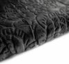 Almina Extra Weiche Wolldecke 160x220 cm 100% PES mit Blumen Muster Waschmaschinengeeignet Schwarz Bild 2
